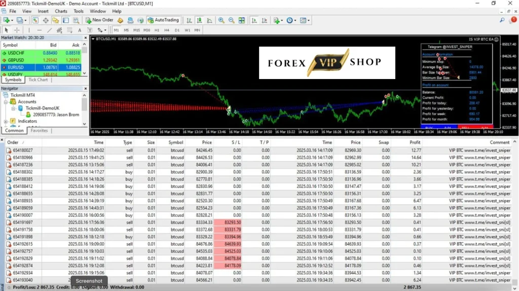 IS VIP BTC EA MT4 DOWNLOAD + Setfiles | Build 1440+