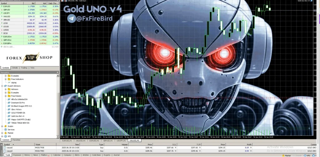 Gold Uno Bot V4 MT5 (Original Version) DOWNLOAD | Live Results 1 
