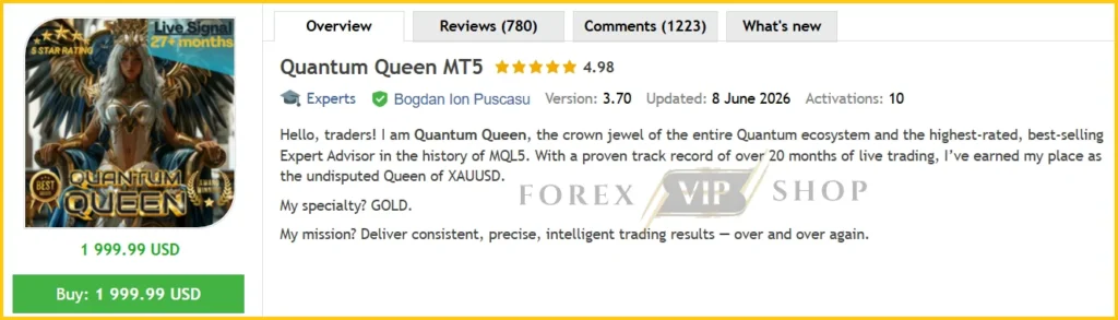 Quantum Queen MT5 Review