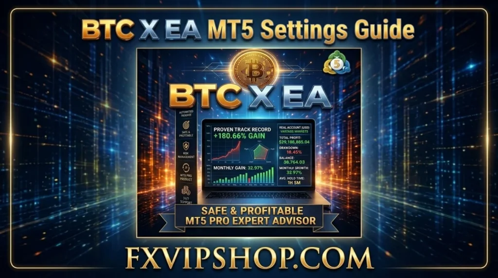 BTC X EA MT5 Settings For Easy BTCUSD