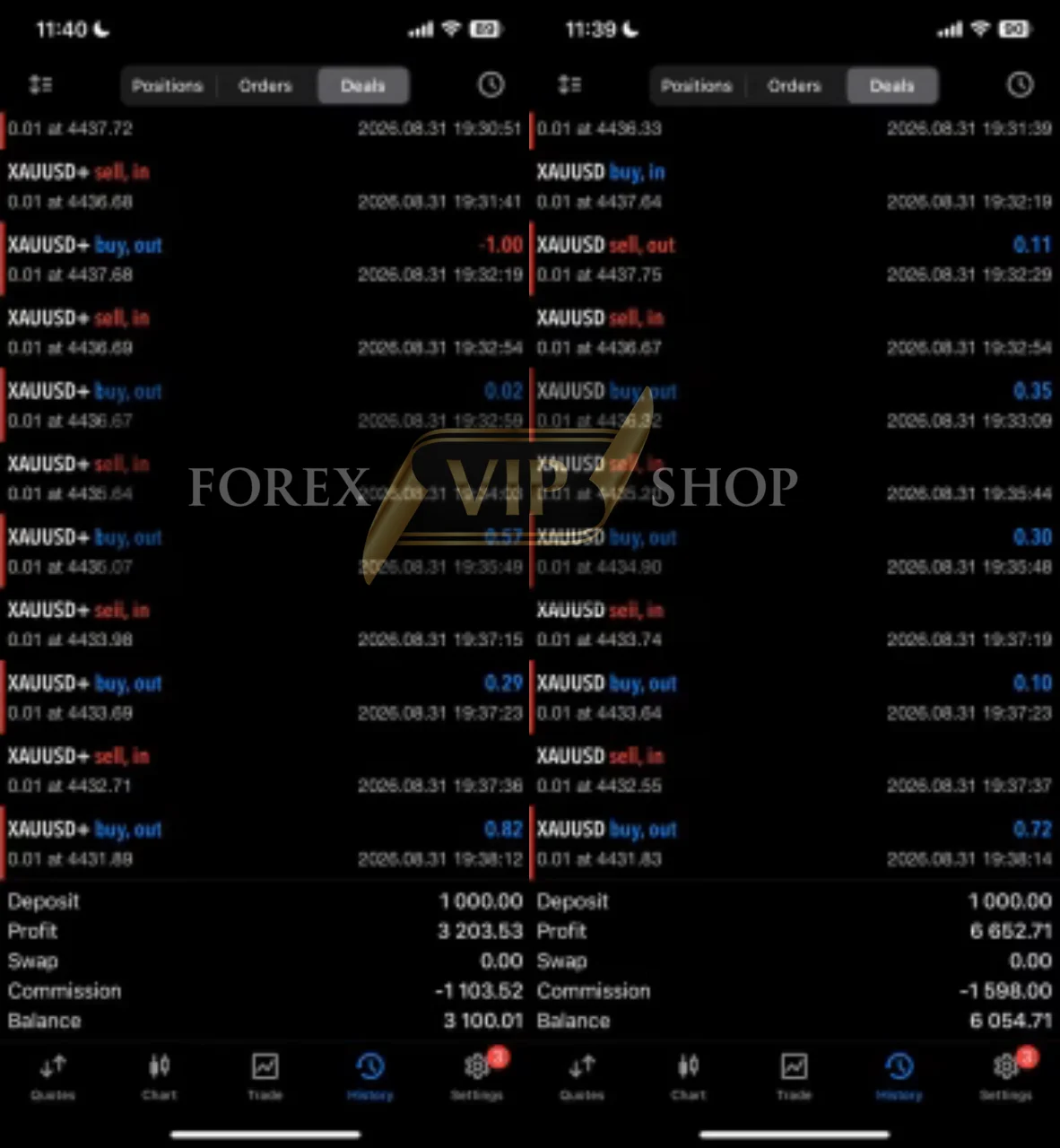 PipScalper EA MT5 Result 1 New